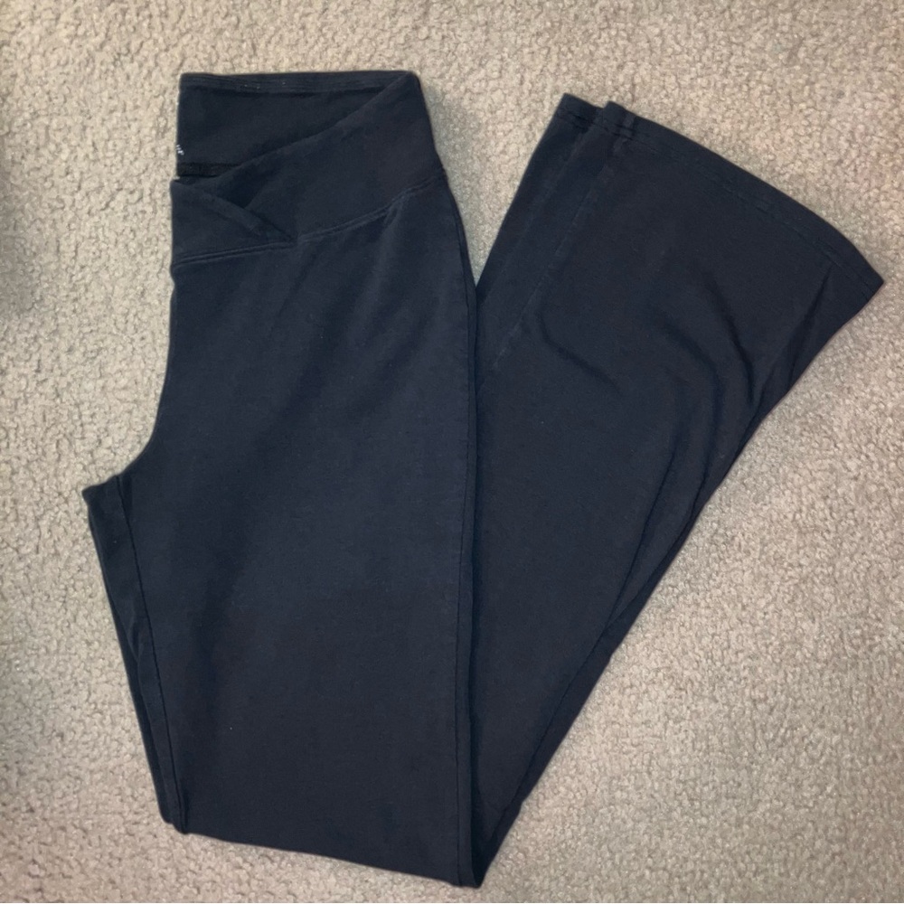 Pacsun Cotton Crossover-Waist Flare Leggings